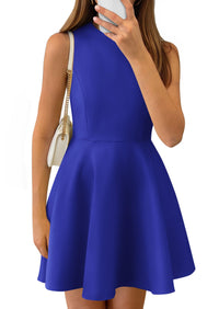 PRETTYGARDEN A Line Dresses for Women Elegant Classy Sleeveless Summer Short Tank Cocktail Party Spring Mini Dress PRETTYGARDEN