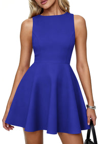 PRETTYGARDEN A Line Dresses for Women Elegant Classy Sleeveless Summer Short Tank Cocktail Party Spring Mini Dress PRETTYGARDEN