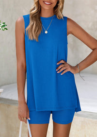 PRETTYGARDEN 2 Piece Sets for Women Summer Matching Lounge Shorts Set Resort Airport Travel Loungewear Outfits Clothing