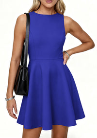 PRETTYGARDEN A Line Dresses for Women Elegant Classy Sleeveless Summer Short Tank Cocktail Party Spring Mini Dress PRETTYGARDEN