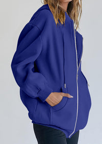 PRETTYGARDEN Women's Zip Up Y2K Hoodies Casual Long Sleeve Sweatshirts Fall Spring Track Jackets with Pockets