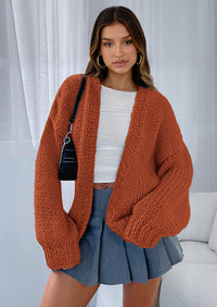 PRETTYGARDEN Cardigan Sweaters for Women Trendy Fall Fashion Long Sleeve Chunky Knit Cardigans Winter Clothing Outfits