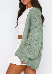 PRETTYGARDEN Cardigan Sweaters for Women Trendy Fall Fashion Long Sleeve Chunky Knit Cardigans Winter Clothing Outfits