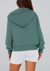 PRETTYGARDEN Hoodies For Women Sweatshirt Zip Up Hoodie Fall Fashion Trendy Long Sleeve Jackets Winter Clothing Outfits