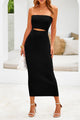 Tube Top Bodycon Midi Dress