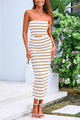 Tube Top Bodycon Midi Dress