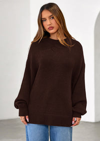 PRETTYGARDEN Womens Sweaters Fall Trendy Casual Crewneck Long Sleeve Cozy Knit Pullover Sweater Tops Winter Clothing