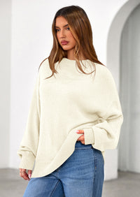 PRETTYGARDEN Womens Sweaters Fall Trendy Casual Crewneck Long Sleeve Cozy Knit Pullover Sweater Tops Winter Clothing