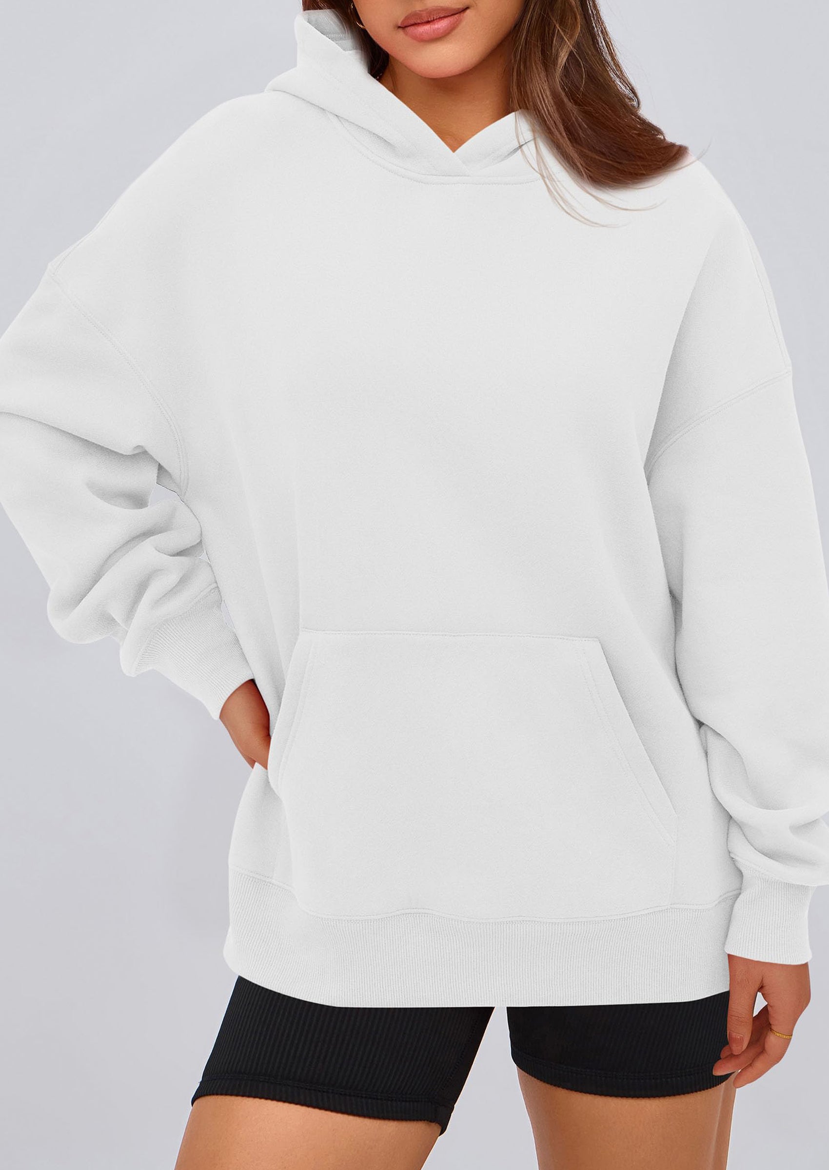 PRETTYGARDEN Womens Oversized Hoodies Fleece Hooded Sweatshirts Long Sleeve Pullover Tops Fall Outfits Winter Clothes