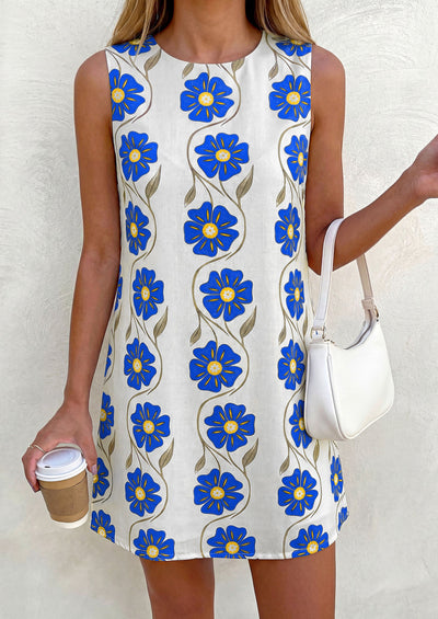 PRETTYGARDEN Sundresses for Women 2026 Summer Elegant Floral A Line Short Party Dress Beach Vacation Clothes PRETTYGARDEN