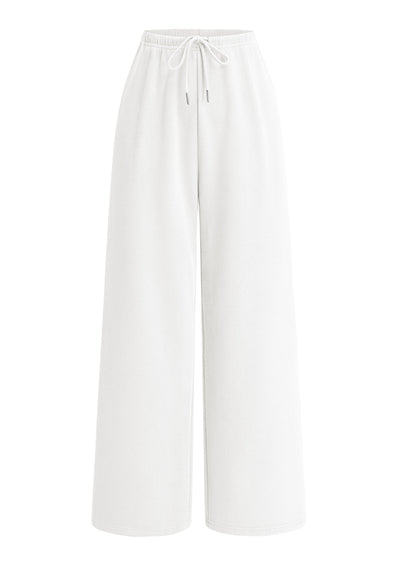 PRETTYGARDEN Womens Wide Leg Sweatpants Fleece Lounge Pants | Elastic Drawstring Waist,Baggy Jogger Yoga Sweat pants,Pockets,Fall Winter Clothes,Loose Daily Casual & Loungewear Trousers