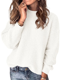 PRETTYGARDEN Women's Crewneck Oversized Sweaters Chunky Knit Long Sleeve Casual Loose Pullover Tops 2026 Trendy Fall Clothes