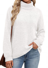 PRETTYGARDEN Women's Winter Turtleneck Sweaters Oversized Warm Pullover  Cozy Chunky Knit Sweater, Long Sleeve Tunic, Loose Fit Dressy Casual Tops, Trendy Fall Fashion Clothing, Holiday Outfits