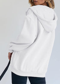 PRETTYGARDEN Women's Zip Up Y2K Hoodies Casual Long Sleeve Sweatshirts Fall Spring Track Jackets with Pockets