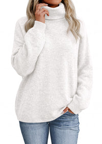PRETTYGARDEN Women's Winter Turtleneck Sweaters Oversized Warm Pullover  Cozy Chunky Knit Sweater, Long Sleeve Tunic, Loose Fit Dressy Casual Tops, Trendy Fall Fashion Clothing, Holiday Outfits