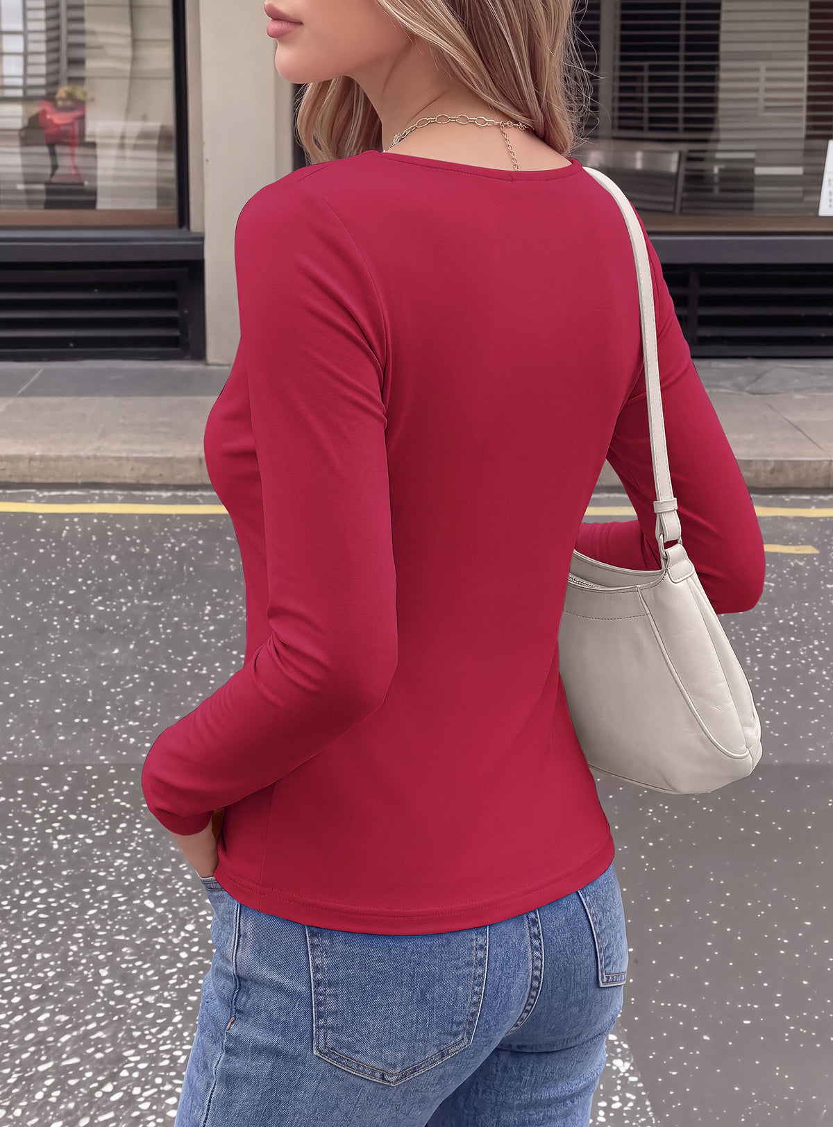 PRETTYGARDEN Cowl Neck Tops for Women Fashion Long Sleeve Shirt  Comfy Ruched Shirts, Soft Lightweight Knit, Chic Cowl Neck Top, Casual Going Out Outfits, Fall Winter Trendy Clothes