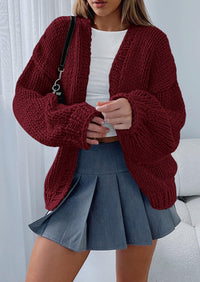 PRETTYGARDEN Cardigan Sweaters for Women Trendy Fall Fashion Long Sleeve Chunky Knit Cardigans Winter Clothing Outfits