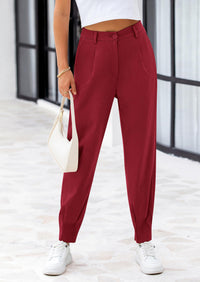 PRETTYGARDEN Womens Dress Pants Business Casual Trendy High Waisted Ankle Length Dressy Trousers Slacks Work Clothes