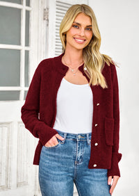 PRETTYGARDEN Women's Knit Cardigan Sweaters Casual Long Sleeve Open Front Button Up Ribbed Fall Spring Sweater Jackets