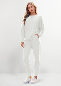 PRETTYGARDEN Women's Fall 2 Piece Lounge Set Long Sleeve Tops Ribbed Pants Spring Matching Sweatsuit Travel Outfits Clothes