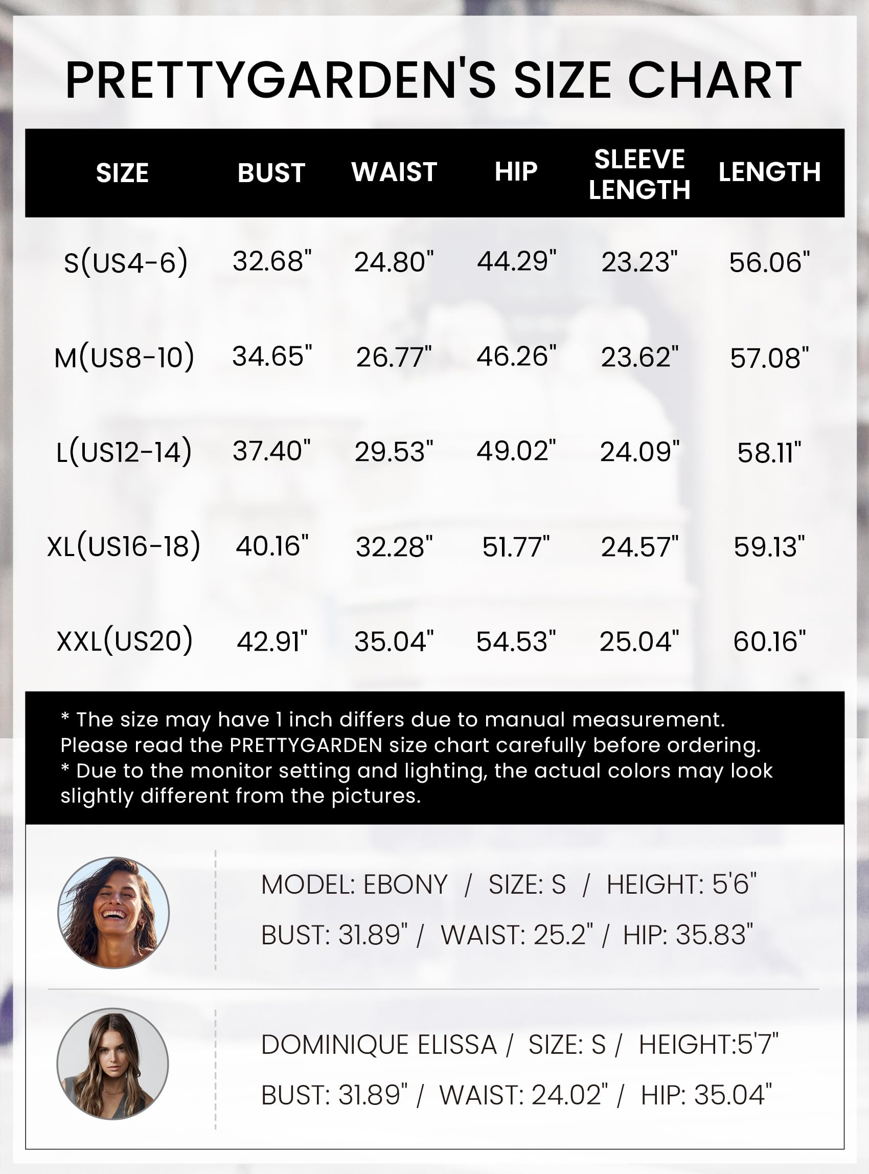 PRETTYGARDEN Dressy Casual Fashion Outfits Long Sleeve Mock Neck Wide Leg Pants Rompers