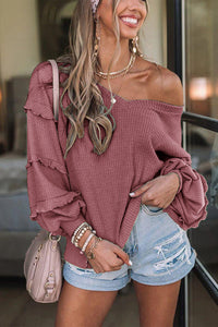 Overside Off the Shoulder Sweatshirt