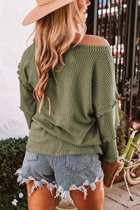 Overside Off the Shoulder Sweatshirt