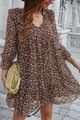 Long Sleeve Short Dress Chiffon Swing Dress PRETTYGARDEN