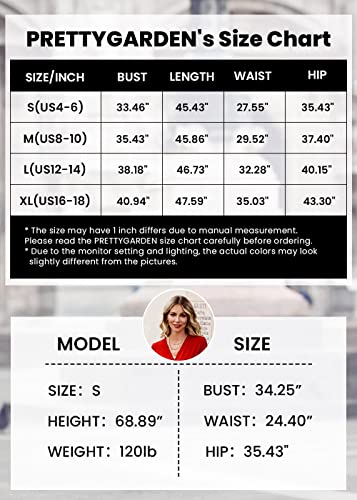 PRETTYGARDEN Women's Sleeveless Midi Bodycon Formal Dress Ruffle Mermaid Hem Elegant Cocktail Wedding Guest Midi Dresses