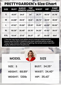 PRETTYGARDEN Women's 2 Piece Ribbed Tracksuit Outfits Off Shoulder Long Sleeve Pullover Lounge Pants with Pockets PRETTYGARDEN