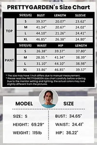 PRETTYGARDEN Women's Color Block 2 Piece Spring Tracksuit Crewneck Long Sleeve Tops Long Sweatpants Outfits Lounge Sets PRETTYGARDEN