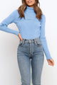 Turtleneck Bodycon Long Sleeves Knit  Sweater PRETTYGARDEN