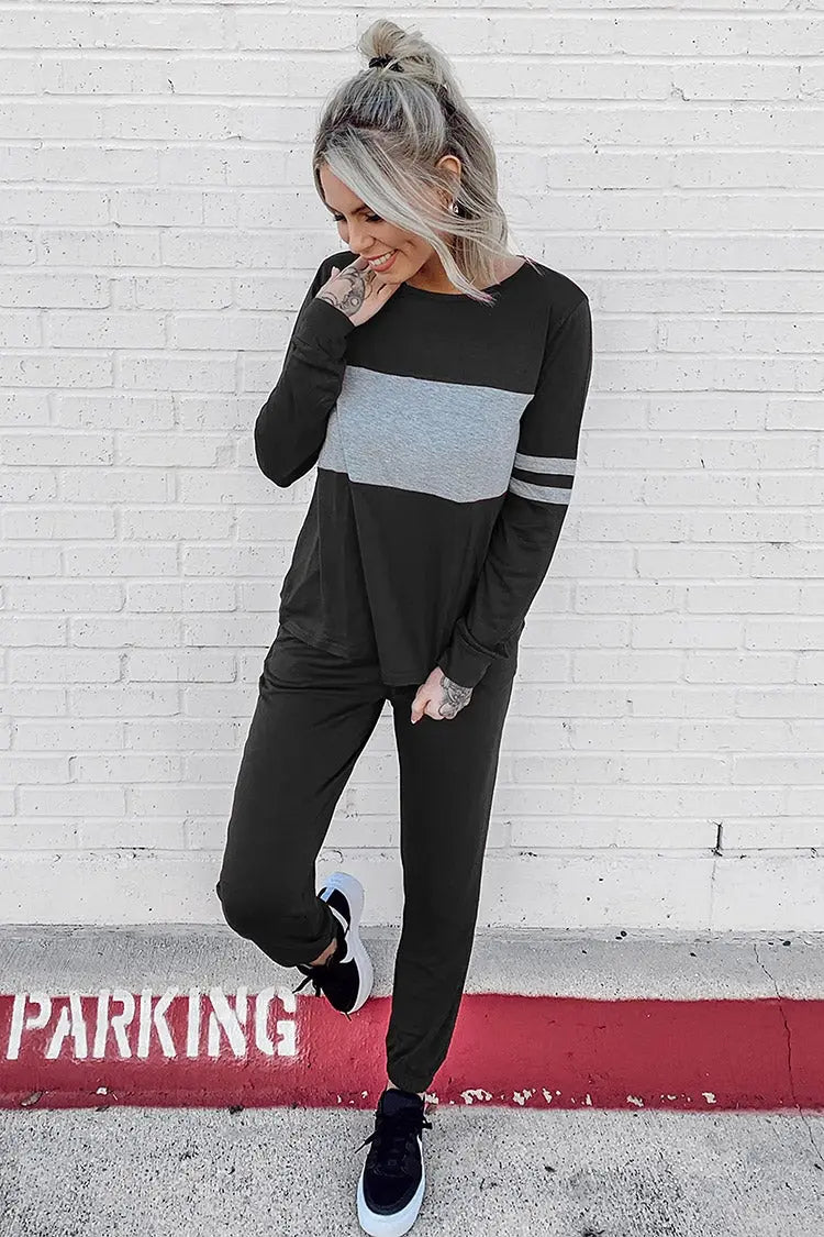 Women 2 Piece Long Sleeve Tracksuit with Long Pants PRETTYGARDEN