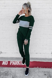 Women 2 Piece Long Sleeve Tracksuit with Long Pants PRETTYGARDEN