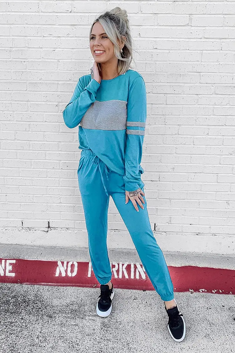 Women 2 Piece Long Sleeve Tracksuit with Long Pants PRETTYGARDEN