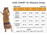 Women's Floral V Neck Cap Sleeves Boho High Low Flowy Midi Long Sun Dresses PRETTYGARDEN