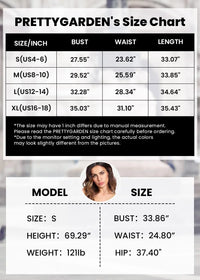 Women's Summer Off Shoulder Short Sleeve Drawstring Sexy MinI Bodycon Dresses PRETTYGARDEN