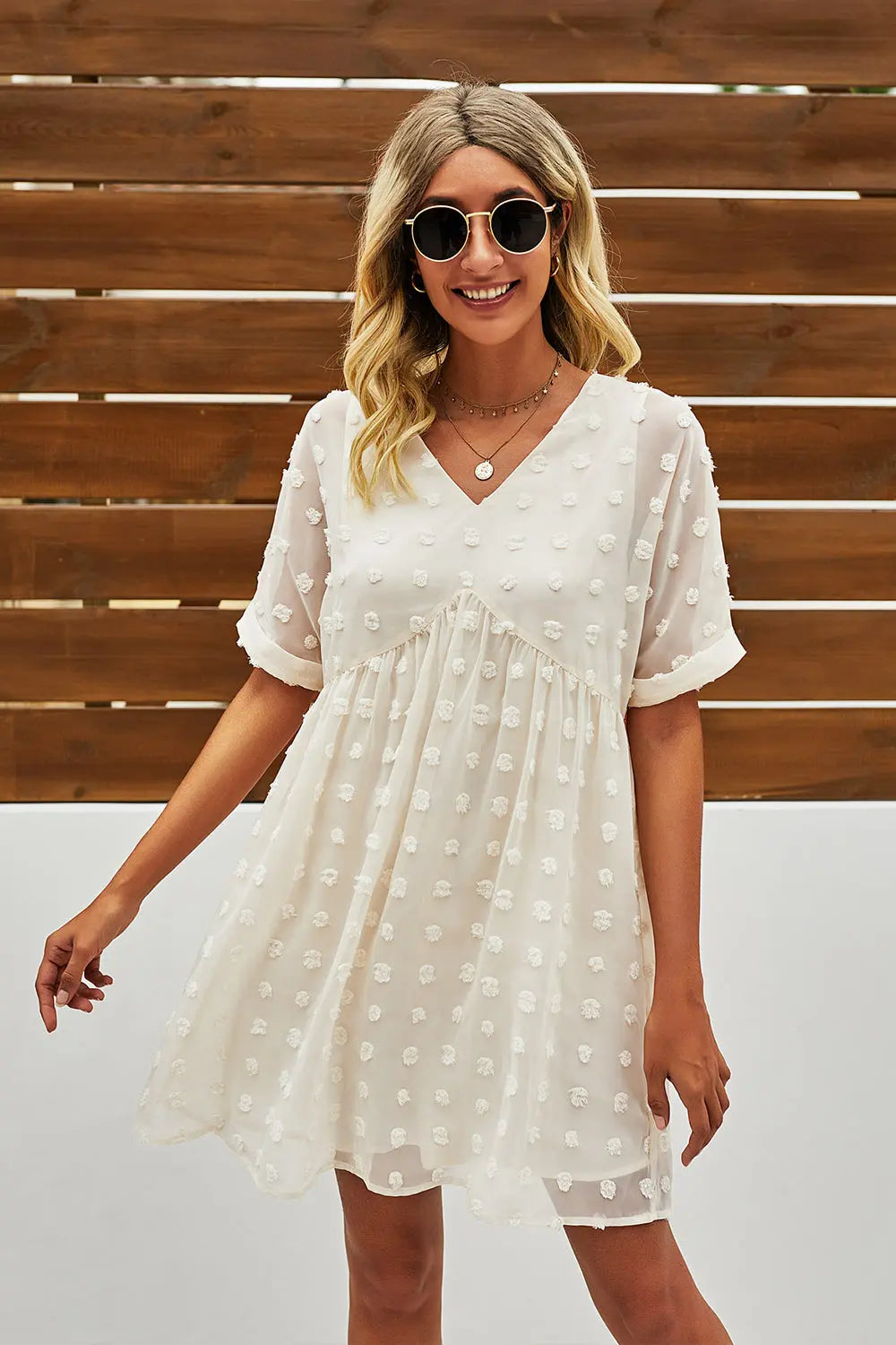 Chiffon Mini Dress 