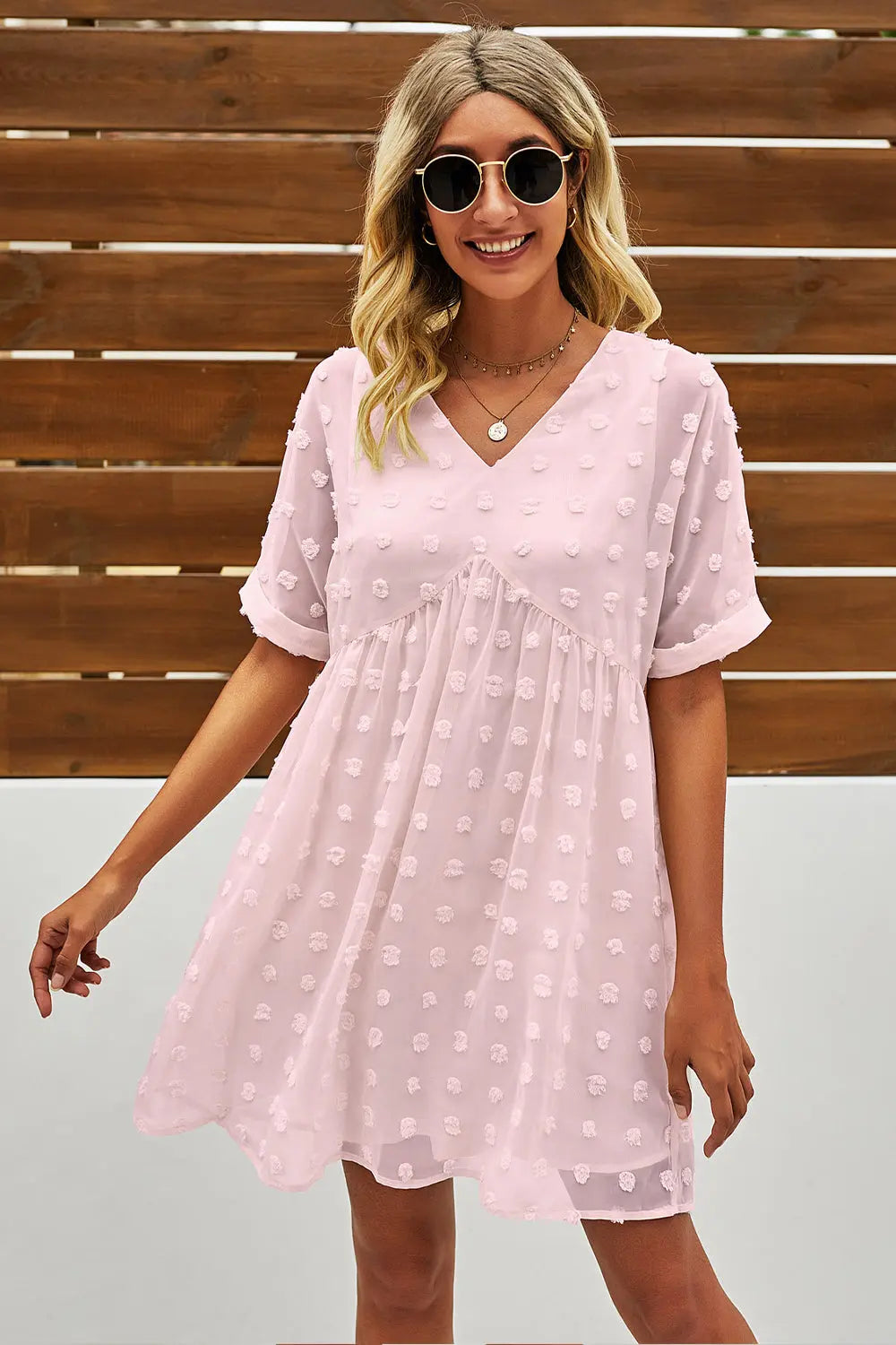 Flowy Chiffon Maternity Dress